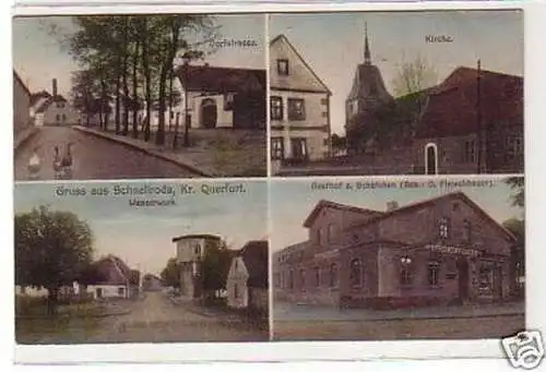 32363 Mehrbild Ak Gruß aus Schnellroda Kr. Querfurt 1917