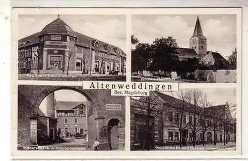 52578 Mehrbild Ak Altenweddingen Bezirk Magdeburg 1933