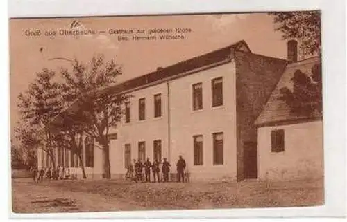 54608 Ak Gruß aus Oberbeuna Gasthaus zur goldenen Krone 1926