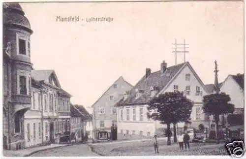 24661 Ak Mansfeld Lutherstrasse um 1920