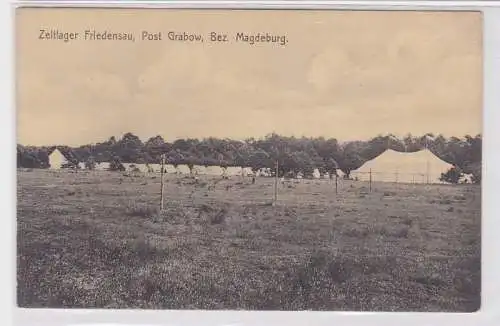 88988 Ak Zeltlager Friedensau Bezirk Magdeburg um 1930