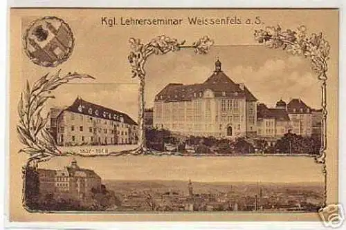 10804 Ak kgl. Lehrerseminar Weissenfels a.S. um 1920