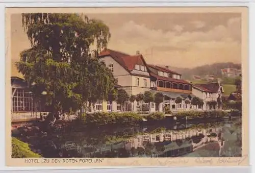 87331 AK Ilsenburg - Hotel 'Zu den roten Forellen' & Kurheim 'Ilsenstein' 1931