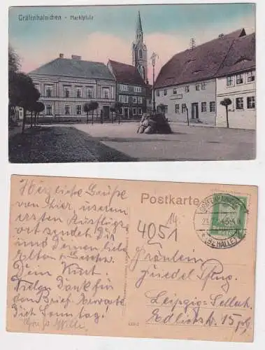 900253 Ak Gräfenhainichen Marktplatz 1924