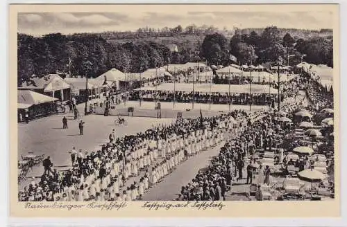 88927 Ak Naumburger Kirschfest Festzug a.d. Festplatz um 1940