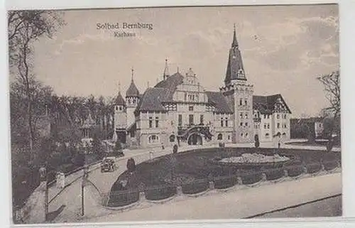 56543 Ak Solbad Bernburg Kurhaus 1927