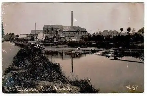 65605 Foto Ak Deulekanal Frankreich Schleusen Les Ecluses um 1915