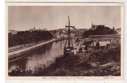 54764 Ak Vannes Frankreich France Le Port et la Rabine um 1920