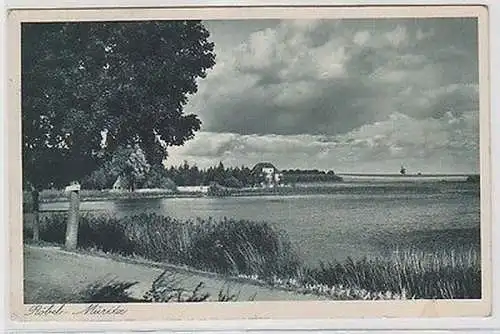 63474 Ak Röbel-Müritz Panorama mit See 1937