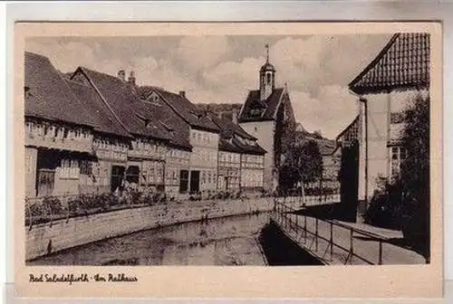 61251 Ak Bad Salzdetfurth am Rathaus 1950