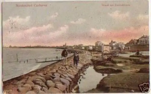 15791 Ak Nordseebad Cuxhaven Karrenbäder 1909