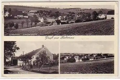 43933 Mehrbild Ak Gruss aus Liebenau Gasthaus usw. 1937