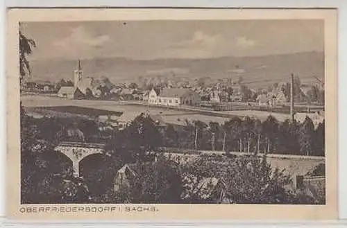 42572 Ak Oberfriedersdorf in Sachsen Totalansicht 1920