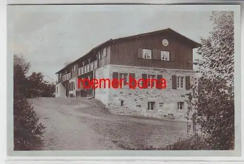 72187 Foto Ak Das 'Leipziger Naturfreundehaus' bei Großsteinberg-Grethen 1924