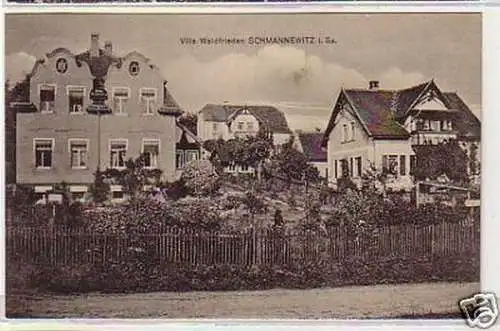 28625 Ak Schmannewitz Villa Waldfrieden 1913