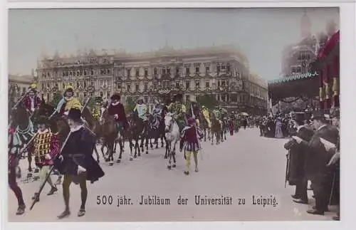 81785 teilkolorierte AK 500 jähriges Jubiläum der Universität Leipzig 1909