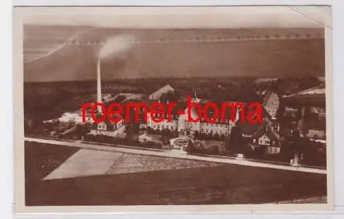 81832 Foto Ak Bergmannswohl Schkeuditz Prov. Sachsen Flieger-Aufnahme 1928