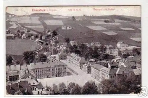 08764 Ak Eibenstock im Erzgeb. Neumarkt und Winkel 1908