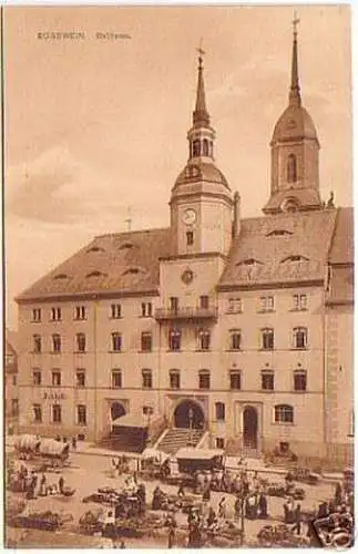 16139 Ak Rosswein Rathaus um 1910