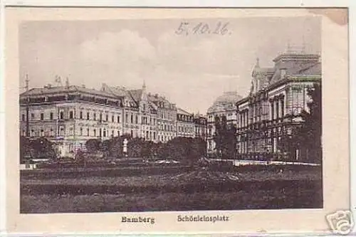 16826 Ak Bamberg Schönleinsplatz um 1926