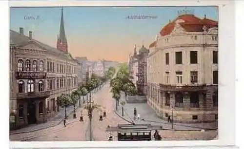 39855 Feldpost Ak Gera (Reuss) Adelhaidstrasse 1914