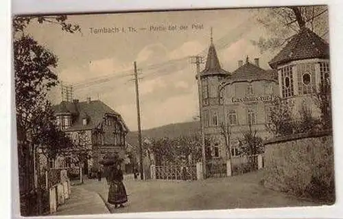 43919 Ak Tambach in Thüringen Gasthaus zur Post um 1910