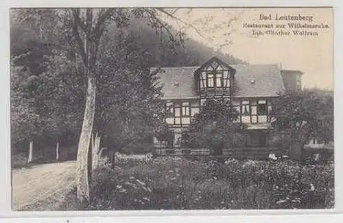 56260 Ak Bad Leutenberg Restaurant zur Wilhelmsruhe 1915