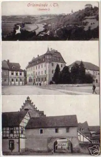 14809 Mehrbild Ak Orlamünde in Thüringen 1919