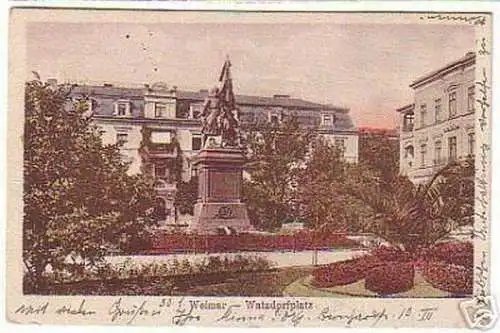 11242 Ak Weimar Watzdorfplatz 1921