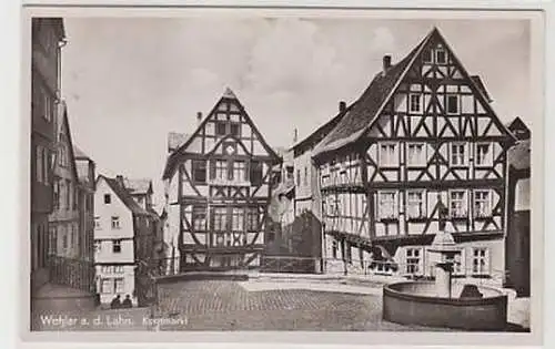 37743 Ak Wetzlar an der Lahn Kornmarkt 1949