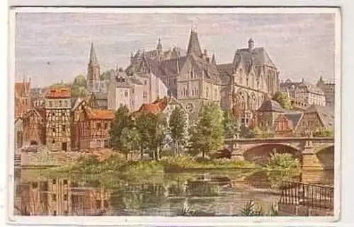 14176 Ak Marburg Lahn Universität mit Schloß um 1928