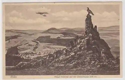 44200 Ak Rhön Flieger Denkmal auf der Wasserkuppe 1930