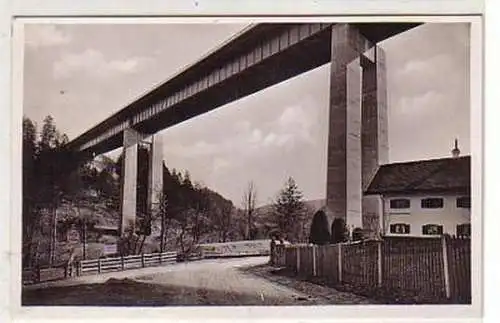 37815 Ak Mangfallbrücke der Reichsautobahn München 1935