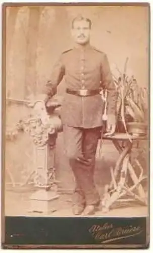 27302 schönes Atelier-Foto Metz Soldat um 1915