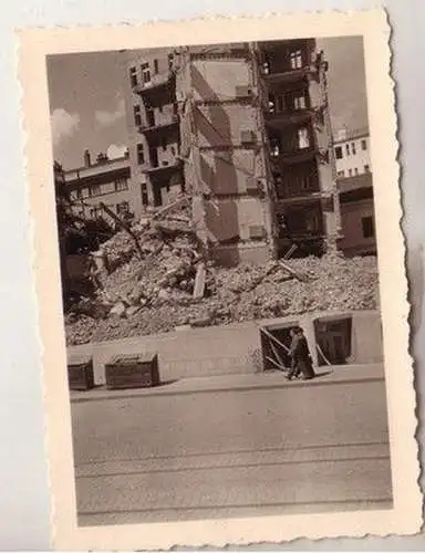 60311 Original Foto zerstörte Wohnhäuser in Belgrad im 1. Weltkrieg