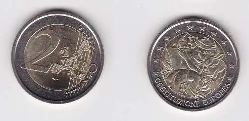 2 Euro Gedenkmünze Italien 2005 "EU-Verfassung" Stgl. (133818)