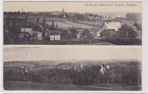 908026 Mehrbild Ak Gruß aus Reinsberg (Antsh. Meißen) um 1920