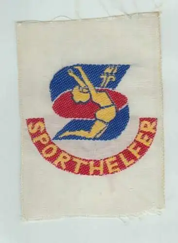 DDR Stoffabzeichen Aufnäher Sporthelfer bei Spartakiaden JP Pioniere (145196)