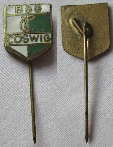 DDR Sport Anstecknadel Mitgliedsabzeichen BSG Chemie Coswig (139885)