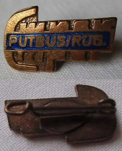 DDR Sport Anstecknadel Mitgliedsabzeichen BSG Empor Putbus / Rügen (137225)