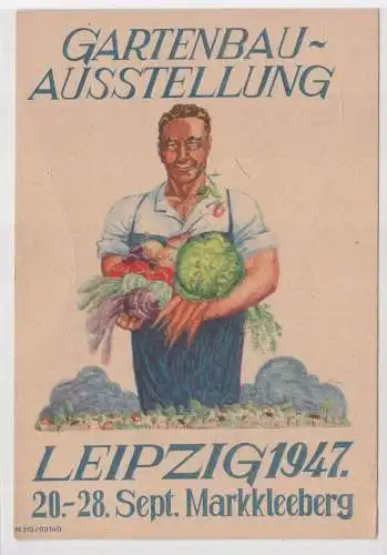 48211 Ak Gartenbauausstellung Leipzig 20.-28.09.1947