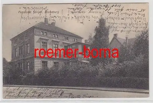 76690 Ak Bückeburg Pensionat Sänger 1911