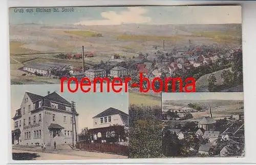 76302 Mehrbild Ak Gruß aus Mülsen St. Jacob Bahnhofs-Hotel zur Linde 1932