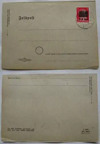 72836 Feldpost Postkarte Lokalausgabe Netzschkau 1945 Mi 8