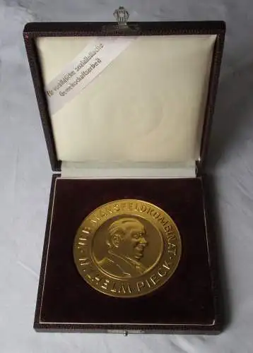 DDR Medaille VEB Mansfeldkombinat Wilhelm Pieck soz. Wettbewerb 1965 (129730)