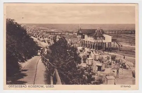 98572 Ak Ostseebad Koserow auf Usedom Strand 1931