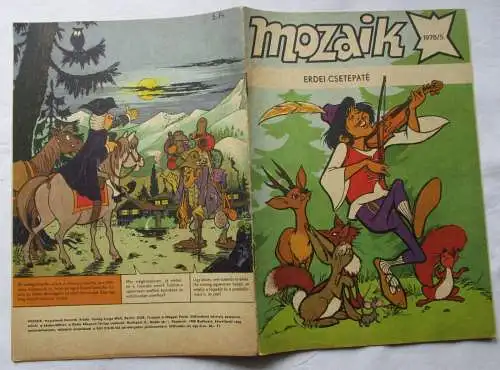 MOZAIK Mosaik Abrafaxe 1978/5 EXPORT UNGARN "ERDEI CSETEPATÈ" RAR (118064)