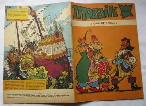 MOZAIK Mosaik Abrafaxe 1977/6 EXPORT UNGARN "A PÒRUL JÁRT KALÒZOK" RAR (117427)