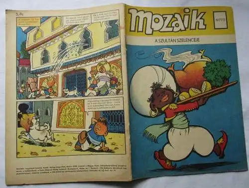 MOZAIK Mosaik Abrafaxe 1977/1 EXPORT UNGARN "A SZULÁN SZELENCÈJE" (112156)