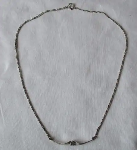 Hübsche 835er Silber Damen Hals Kette Collier (158012)